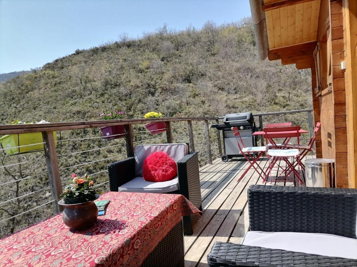 Chalet Sur Pilotis Avec Piscine Privee Lucéram Buitenkant foto